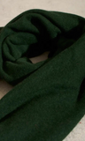 Personalised Dark Green Pure Cashmere Button Poncho