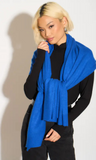 Personalised Royal Blue Pure Cashmere Wrap