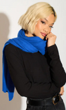 Personalised Royal Blue Pure Cashmere Wrap