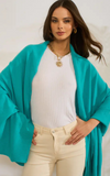 Personalised Turquoise Pure Cashmere Wrap