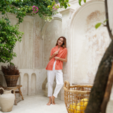 Personalised Papaya Pure Cashmere Unisex Scarf