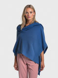 Personalised Prussian Blue Pure Cashmere Wrap