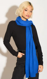 Personalised Royal Blue Pure Cashmere Wrap