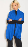 Personalised Royal Blue Pure Cashmere Wrap