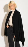 Personalised Black Pure Cashmere Wrap