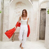 Personalised Burnt Orange Pure Cashmere Wrap