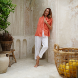 Personalised Papaya Pure Cashmere Unisex Scarf