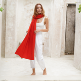 Personalised Burnt Orange Pure Cashmere Wrap