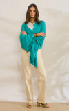 Personalised Turquoise Pure Cashmere Wrap