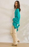 Personalised Turquoise Pure Cashmere Wrap