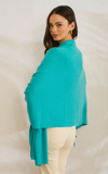 Personalised Turquoise Pure Cashmere Wrap