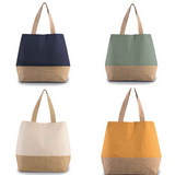 Personalised Canvas & Jute Beach Bag