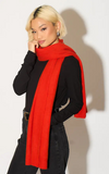 Personalised Red Pure Cashmere Wrap