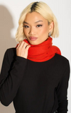 Personalised Red Pure Cashmere Wrap