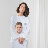 Personalised Kids White Robe