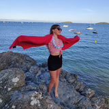 Personalised Fuchsia Pink Pure Cashmere Wrap