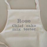Personalised Children Fairtrade Cotton Apron