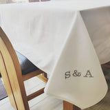 Personalised Premium Satin Band Table Cloth