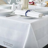 Personalised Premium Satin Band Table Cloth