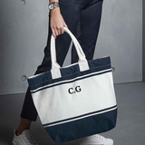 Personalised Cotton Canvas Nautical Tote