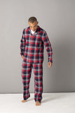 Men Checked Family Pyjama Set