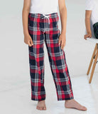 Children Cotton Checked Lounge Pants