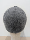 Grey Marl Pure Cashmere Baseball Cap