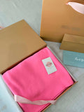 Personalised Neon Pink Pure Cashmere Wrap