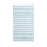 Personalised Cotton Stripe Beach Towel