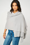 Personalised Grey Pure Cashmere Wrap
