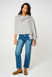 Personalised Grey Pure Cashmere Wrap