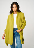 Personalised Olive Green Pure Cashmere Wrap