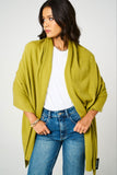 Personalised Olive Green Pure Cashmere Wrap