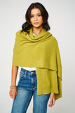 Personalised Olive Green Pure Cashmere Wrap