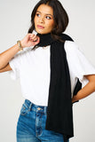 Personalised Black Pure Cashmere Button Poncho
