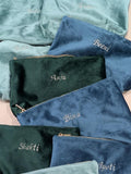Personalised Velvet Accessory Bag