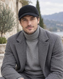 Black Pure Cashmere Baseball Cap