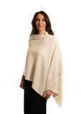 Personalised Ivory Pure Cashmere Wrap