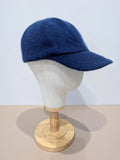 Navy Pure Cashmere Baseball Cap