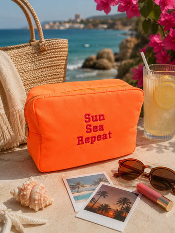 Personalised Neon Accessory Bag