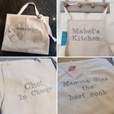 Personalised Fairtrade Cotton Apron