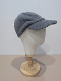 Grey Marl Pure Cashmere Baseball Cap