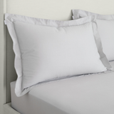 Personalised Grey Cotton 200TC Oxford Pillowcase