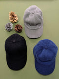 Navy Pure Cashmere Baseball Cap