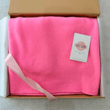 Personalised Neon Pink Pure Cashmere Wrap
