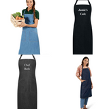 Personalised Adult Denim Apron