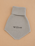 Personalised Pure Cashmere Dog Roll Neck Jumper