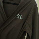 Personalised Kids Black Robe