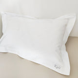 Personalised White Cotton 200TC Oxford Pillowcase