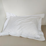 Personalised White Cotton 200TC Oxford Pillowcase